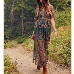 Goddess Dress in Green